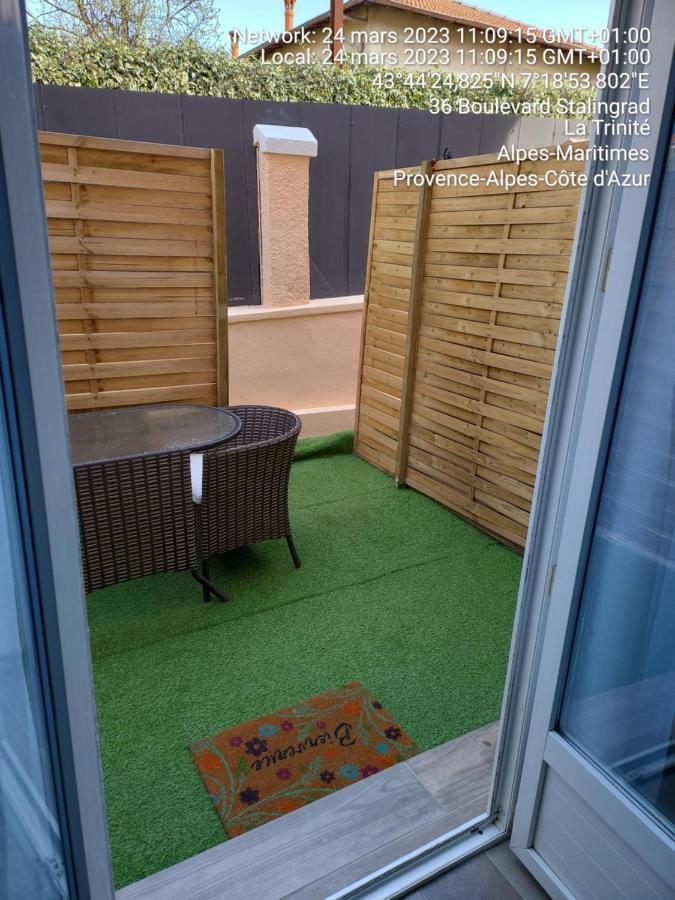 Studio 1 A La Trinite Proche De Nice, Monaco Et L'Italie La Trinité Exterior foto